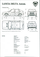 Lancia Delta Autom's technical specifications - Vintage Photograph