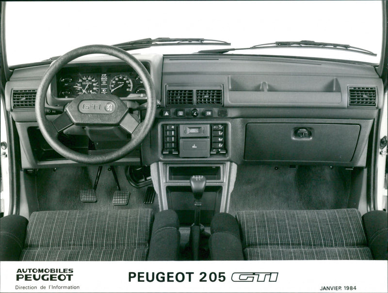 Peugeot 205 GTI - Vintage Photograph