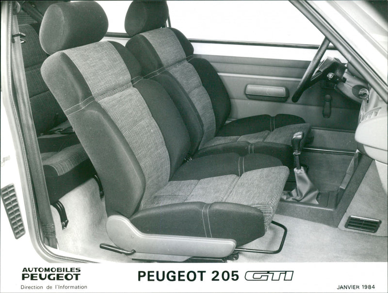 Peugeot 205 GTI - Vintage Photograph