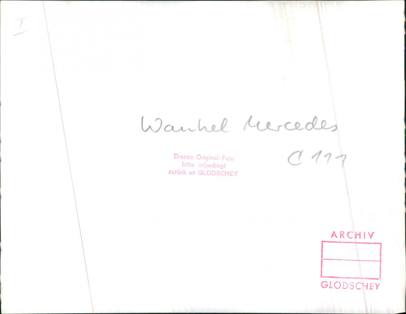 Mercedes- Benz Cll - Vintage Photograph