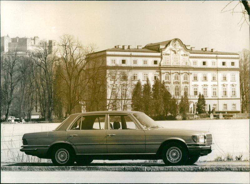 Mercedes-Benz 450 SEL in Salzburg - Vintage Photograph