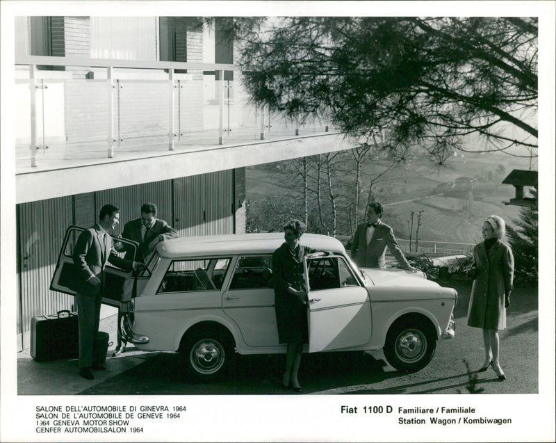 Fiat 1100 D Familiare (Station Wagon) - Vintage Photograph