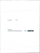 Fiat 1500 1935 and Fiat Marea - Vintage Photograph