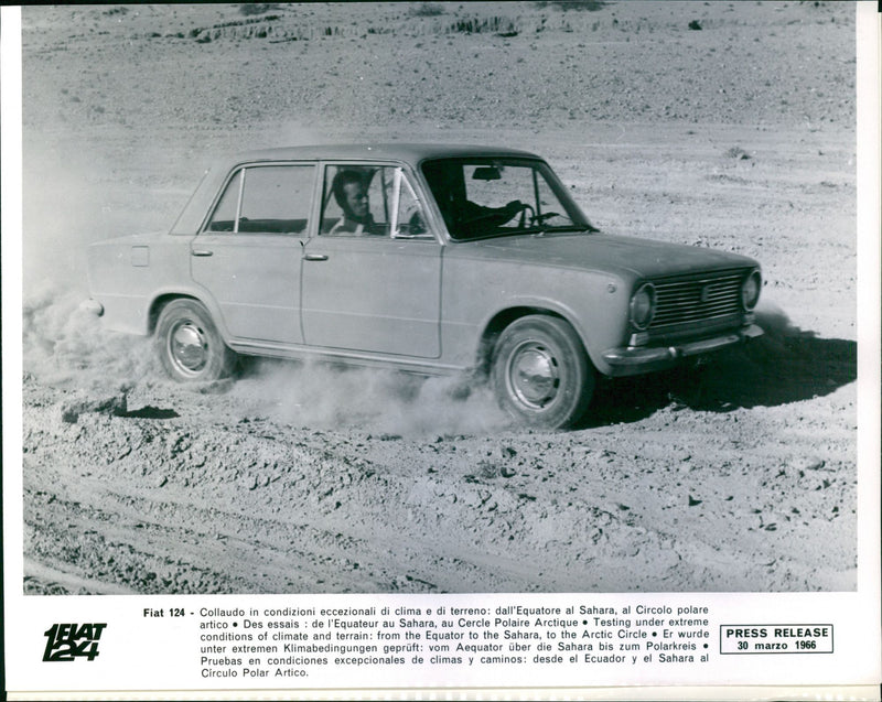 Fiat 124 - Vintage Photograph