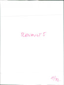 Renault 5 - Vintage Photograph