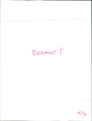 Renault 5 - Vintage Photograph