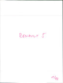 Renault 5 - Vintage Photograph