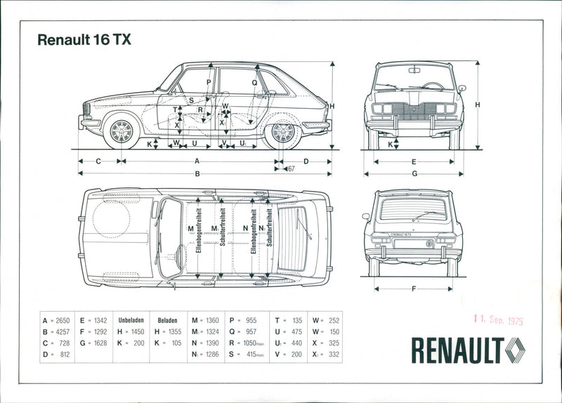 Renault 16 TX - Vintage Photograph