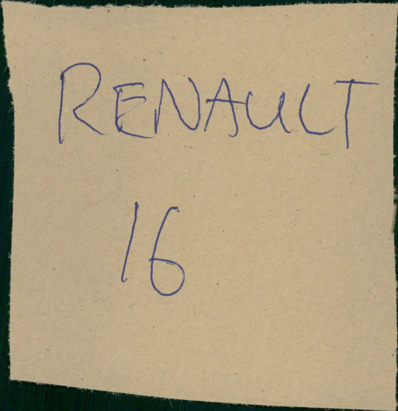 Renault 16 - Vintage Photograph