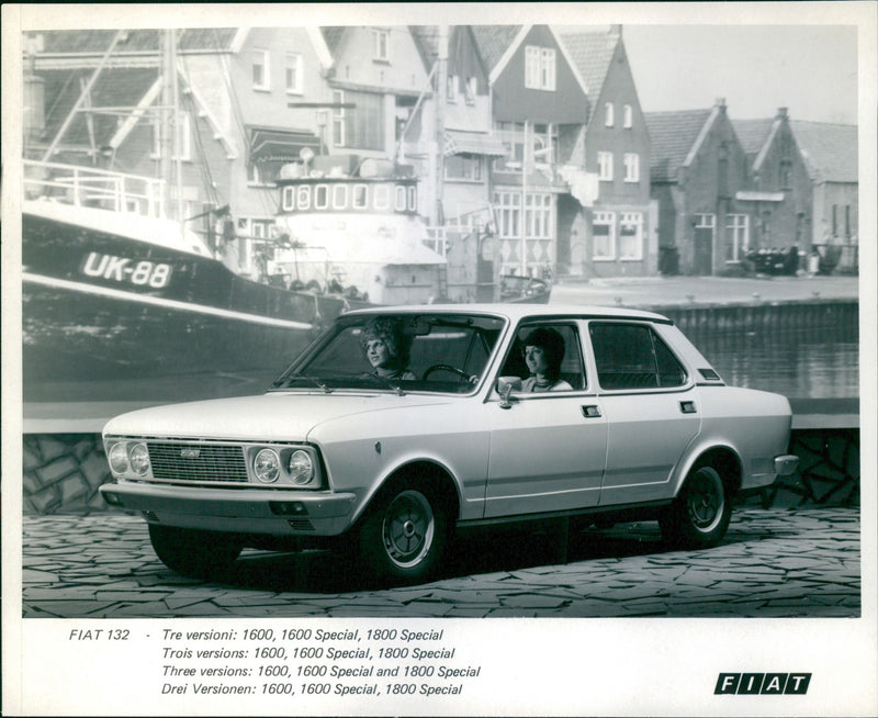 1972 Fiat 132 - Vintage Photograph