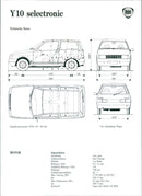 Lancia Y10 selectronic - Vintage Photograph