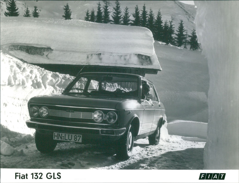 Fiat 132 GLS - Vintage Photograph