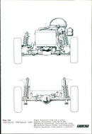 Fiat 132 Special Mechanical Components - Vintage Photograph