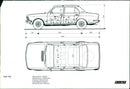 Fiat 132 Internal Dimensions - Vintage Photograph