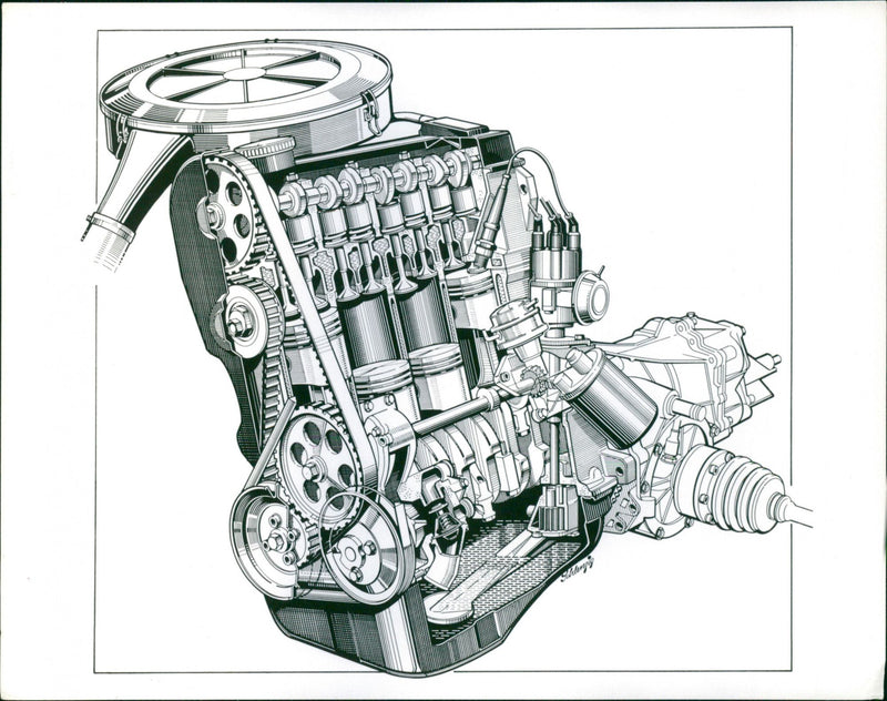 Audi 80 - Vintage Photograph