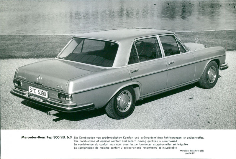 Mercedes-Benz 300 SEL 6.3 - Vintage Photograph