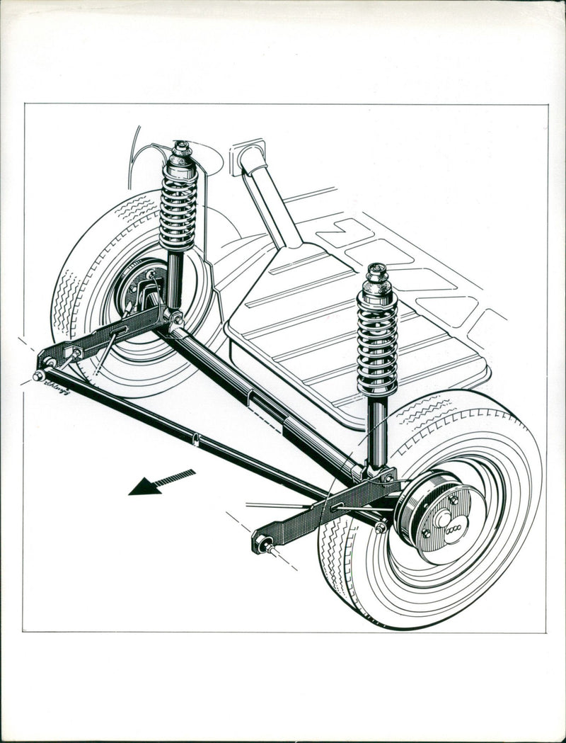 Audi 80 - Vintage Photograph