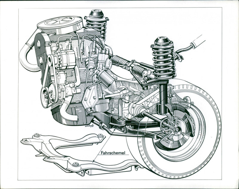 Audi 80 - Vintage Photograph