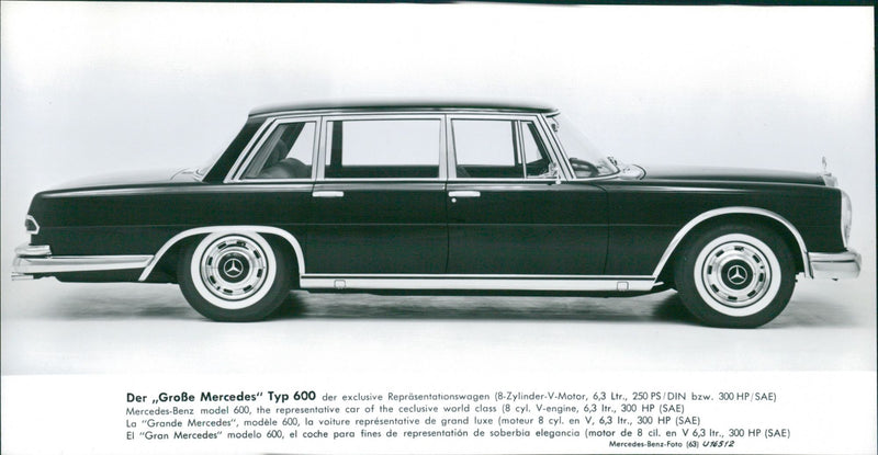 Mercedes-Benz 600 - Vintage Photograph