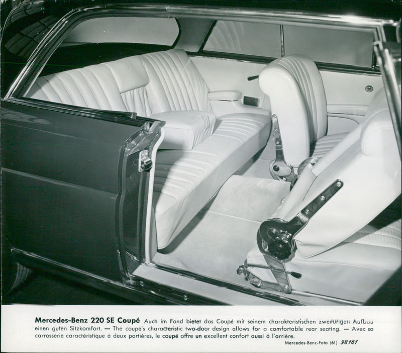 Mercedes-Benz 220 SE Coupe - Vintage Photograph