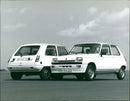 Renault 5 Le Car Turbo and Renault 5 Le Car GTL - Vintage Photograph