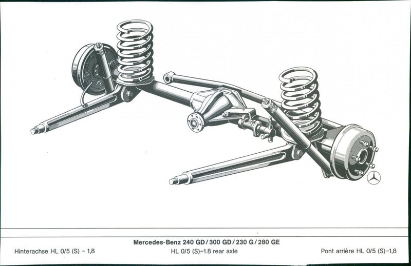 Mercedes-Benz 240 GD/300 GD/230 G/280 GE - Vintage Photograph