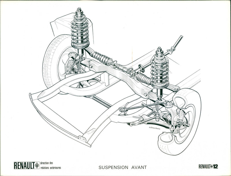 Renault 12 - Vintage Photograph