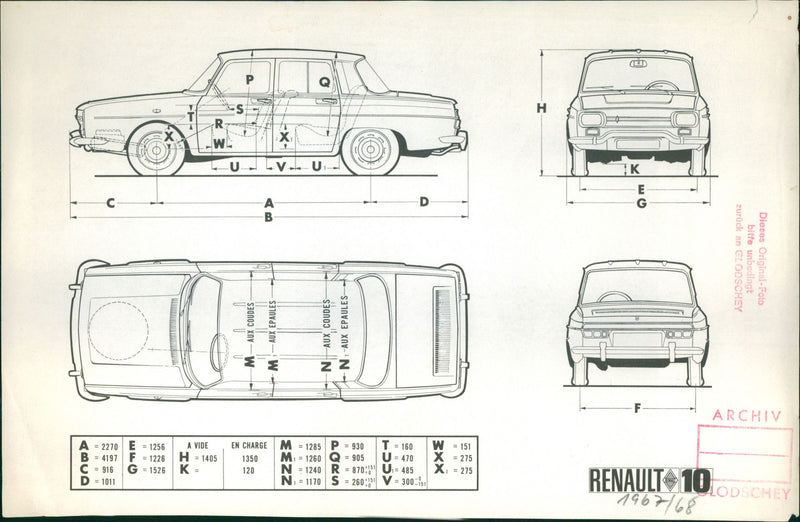 Renault 10 - Vintage Photograph