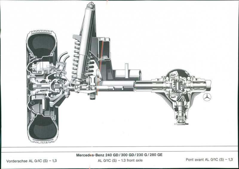 Mercedes-Benz 240 GD/300 GD/230 G/280 GE - Vintage Photograph