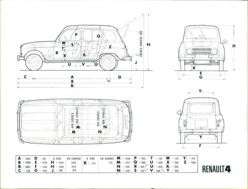 Renault 4 - Vintage Photograph