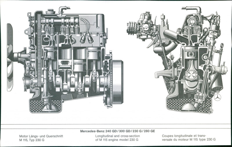 Mercedes-Benz 240 GD/300 GD/230 G/280 GE - Vintage Photograph
