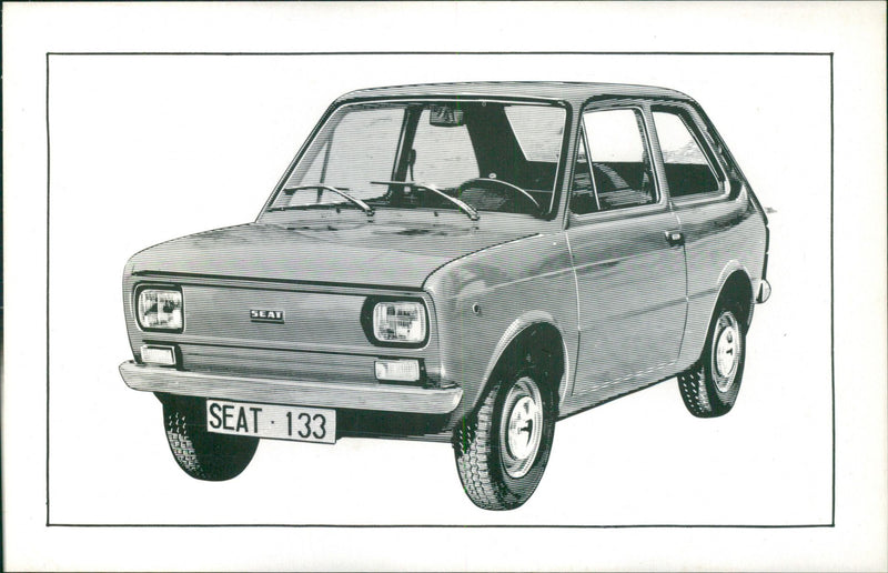 Fiat / Seat 133 - Vintage Photograph