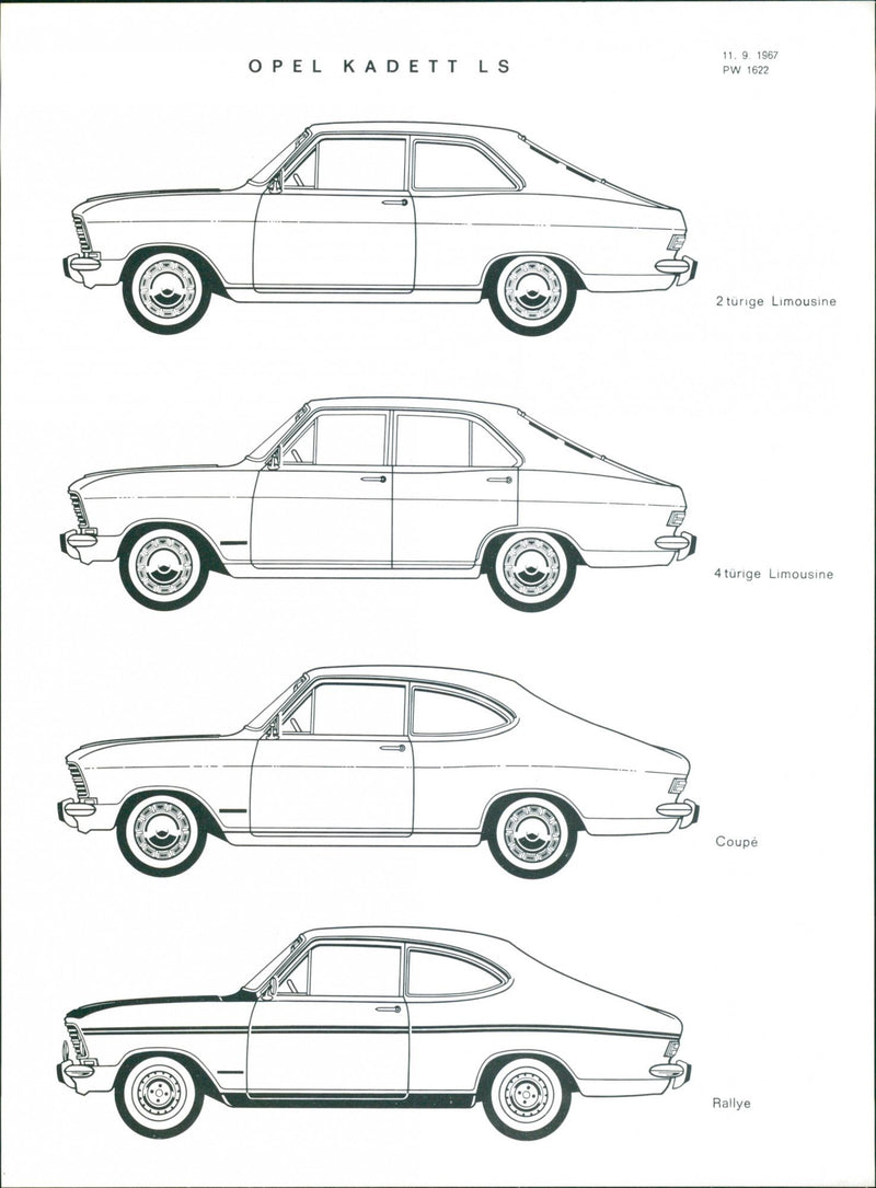Opel Kadett LS - Vintage Photograph