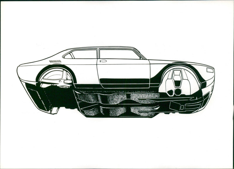 Saab 99 - Vintage Photograph