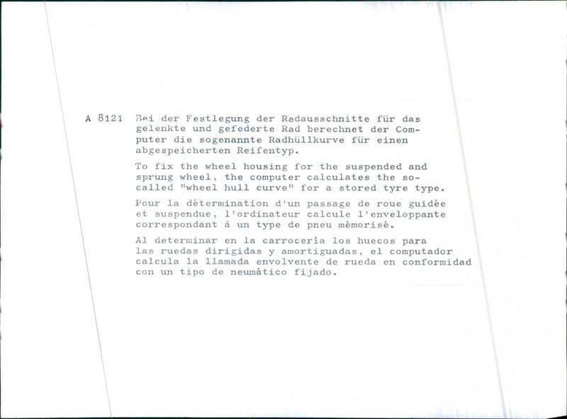 Mercedes Benz - Vintage Photograph