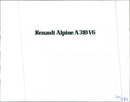 Renault Alpine A310 V6. - Vintage Photograph