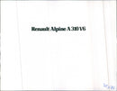 Renault Alpine A310 V6. - Vintage Photograph