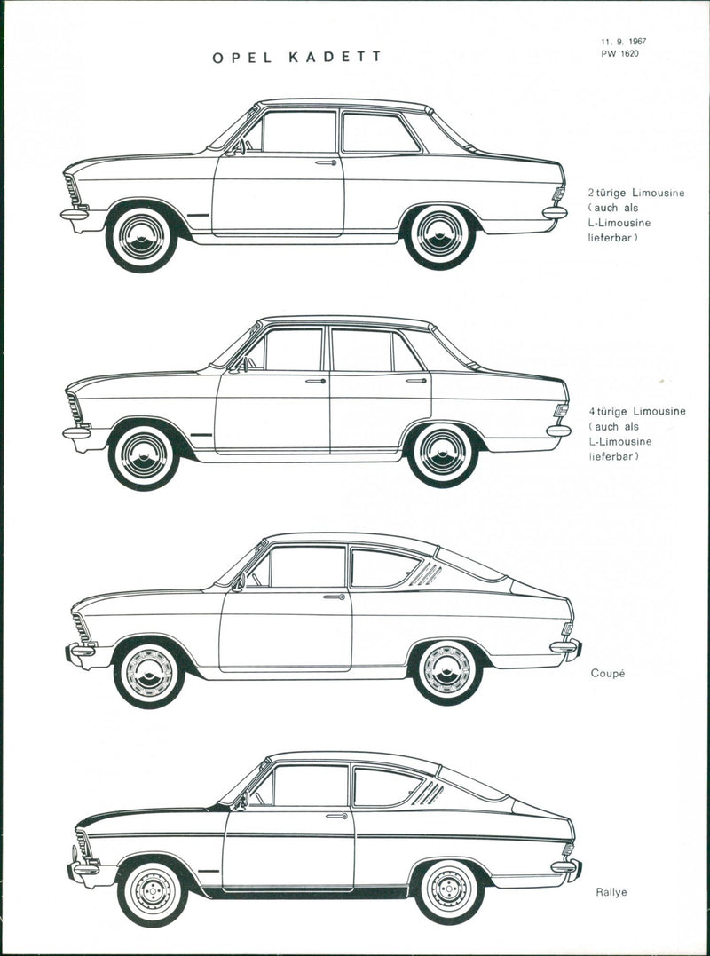 Opel Kadett - Vintage Photograph