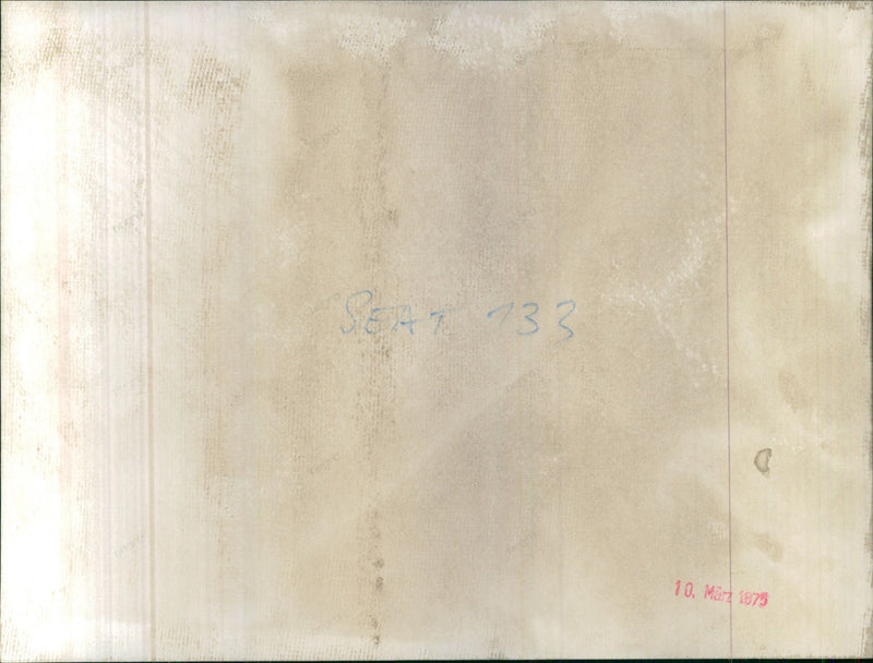 Seat 133 - Vintage Photograph
