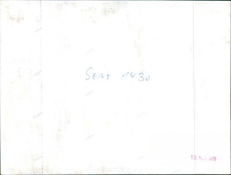 Seat 1430 - Vintage Photograph