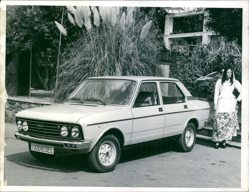 Seat 132, Mercedes diesel - Vintage Photograph