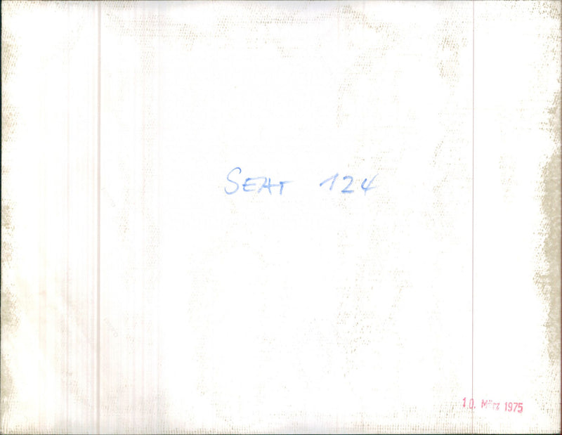 Seat 124 - Vintage Photograph