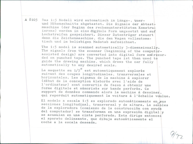 Mercedes Benz - Vintage Photograph