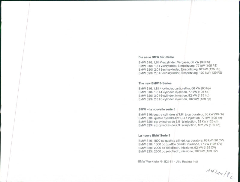 BMW 3-Series - Vintage Photograph