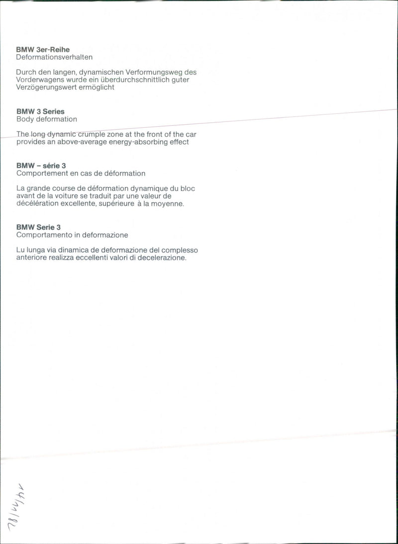 BMW 3-Series - Vintage Photograph