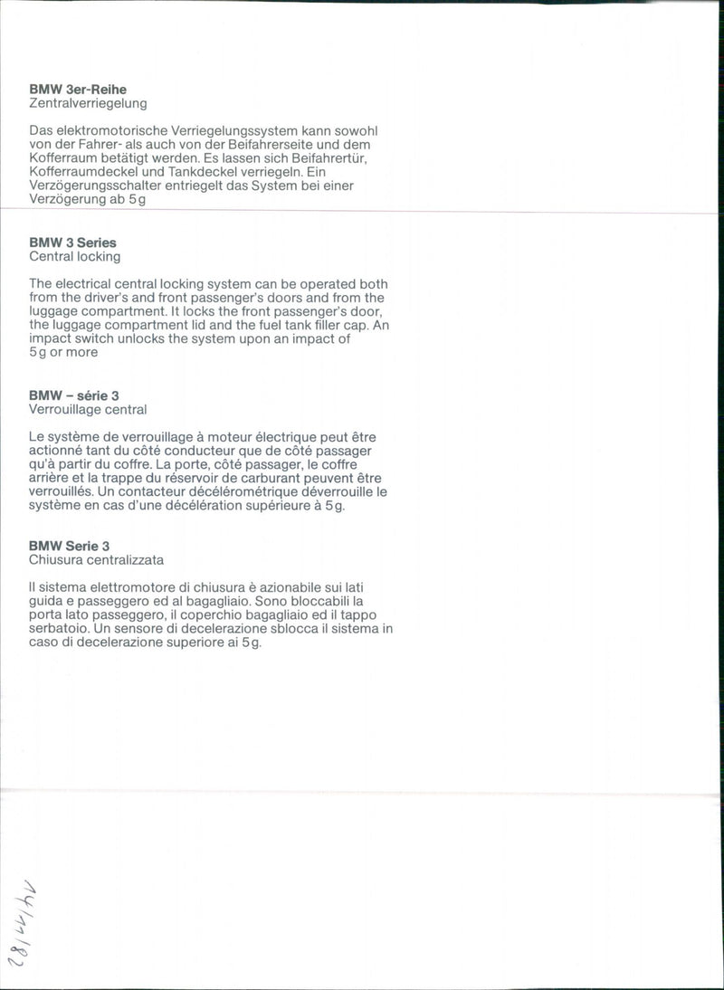 BMW 3-Series - Vintage Photograph