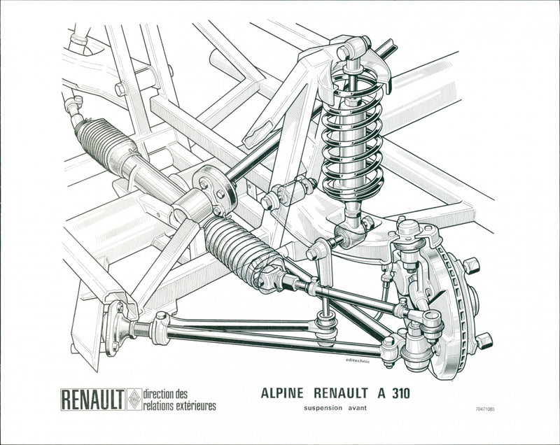 Alpine Renault Berlinette - Vintage Photograph