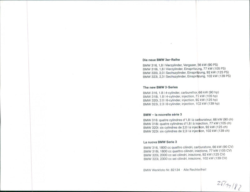 BMW 3-Series - Vintage Photograph