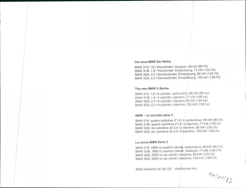 BMW 3-Series - Vintage Photograph