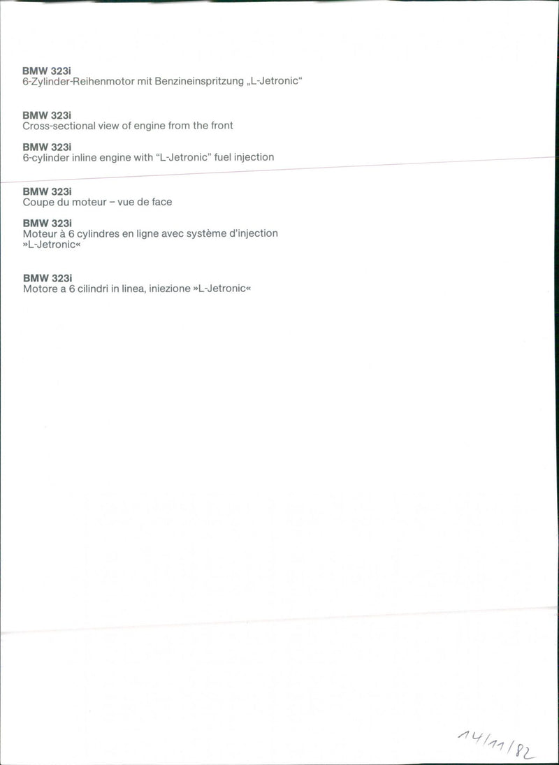 BMW 323i - Vintage Photograph